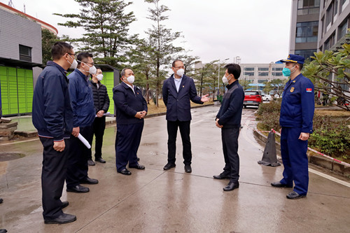 副市长叶葆华到望牛墩镇督导节前安全生产和消防工作落实情况